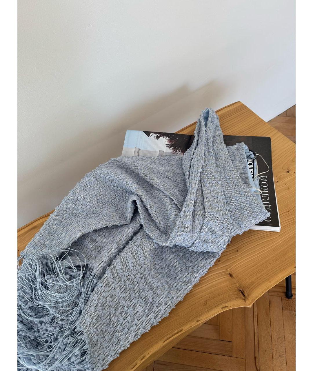 JACQUEMUS Голубое коктейльное платье, фото 6