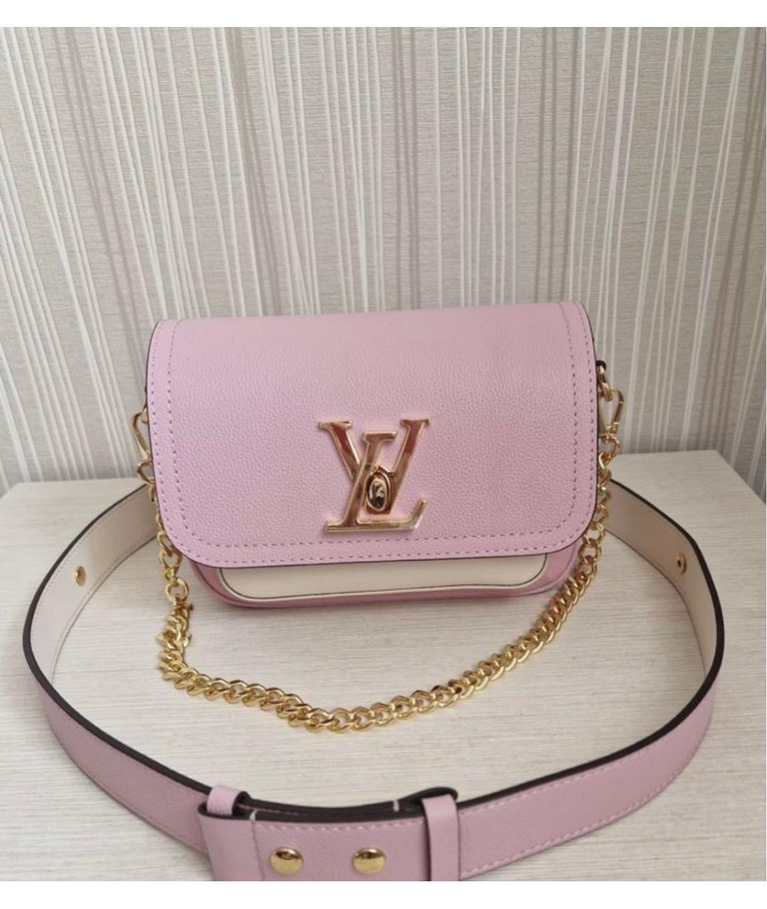 Lv pink sling store bag