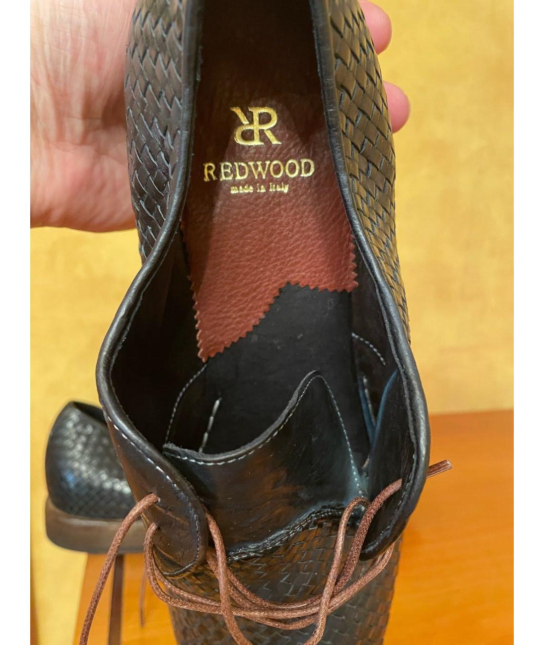 REDWOOD Коричневые кожаные туфли, фото 3