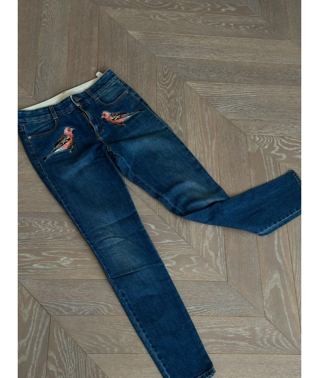 STELLA MCCARTNEY Синие джинсы слим, фото 4