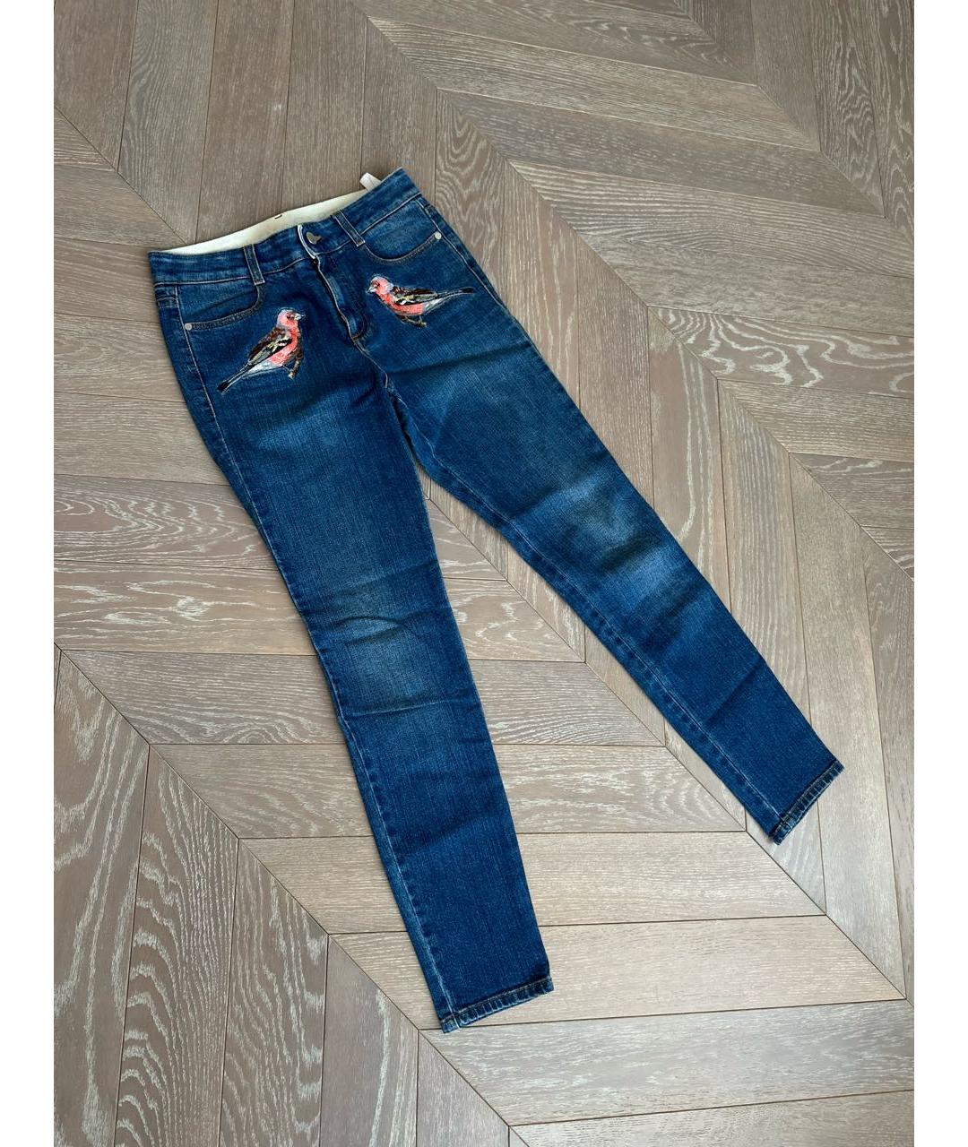 STELLA MCCARTNEY Синие джинсы слим, фото 5