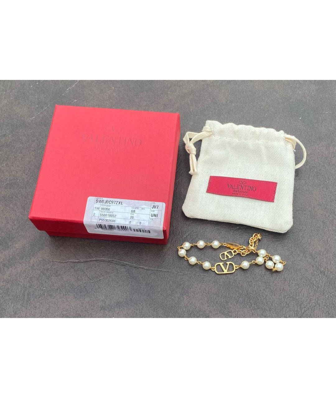 VALENTINO Белый браслет, фото 4