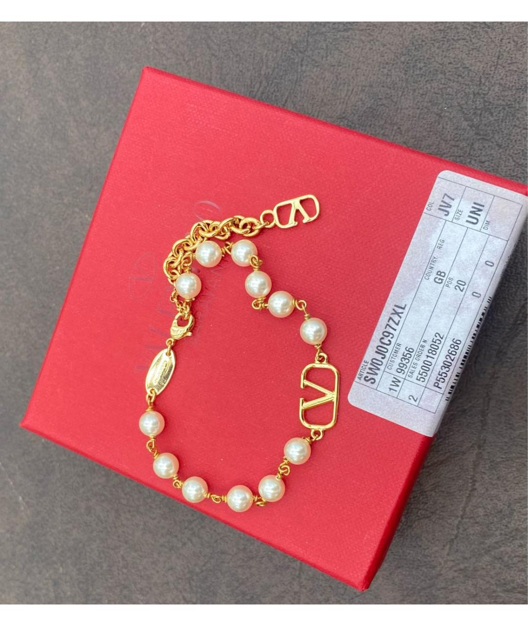 VALENTINO Белый браслет, фото 2