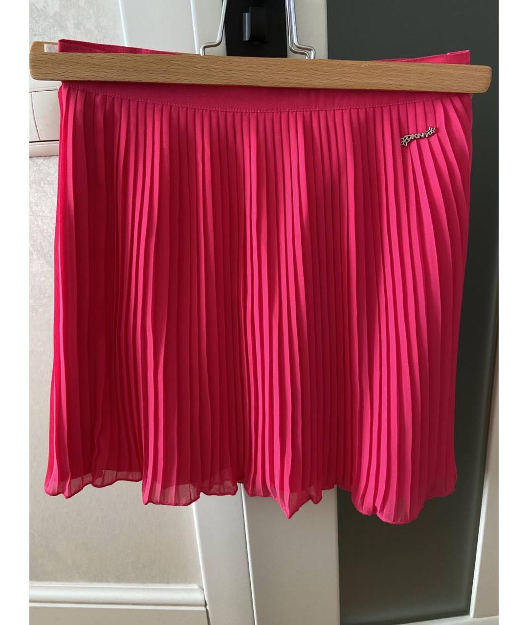 DKNY Фуксия хлопковая юбка, фото 2