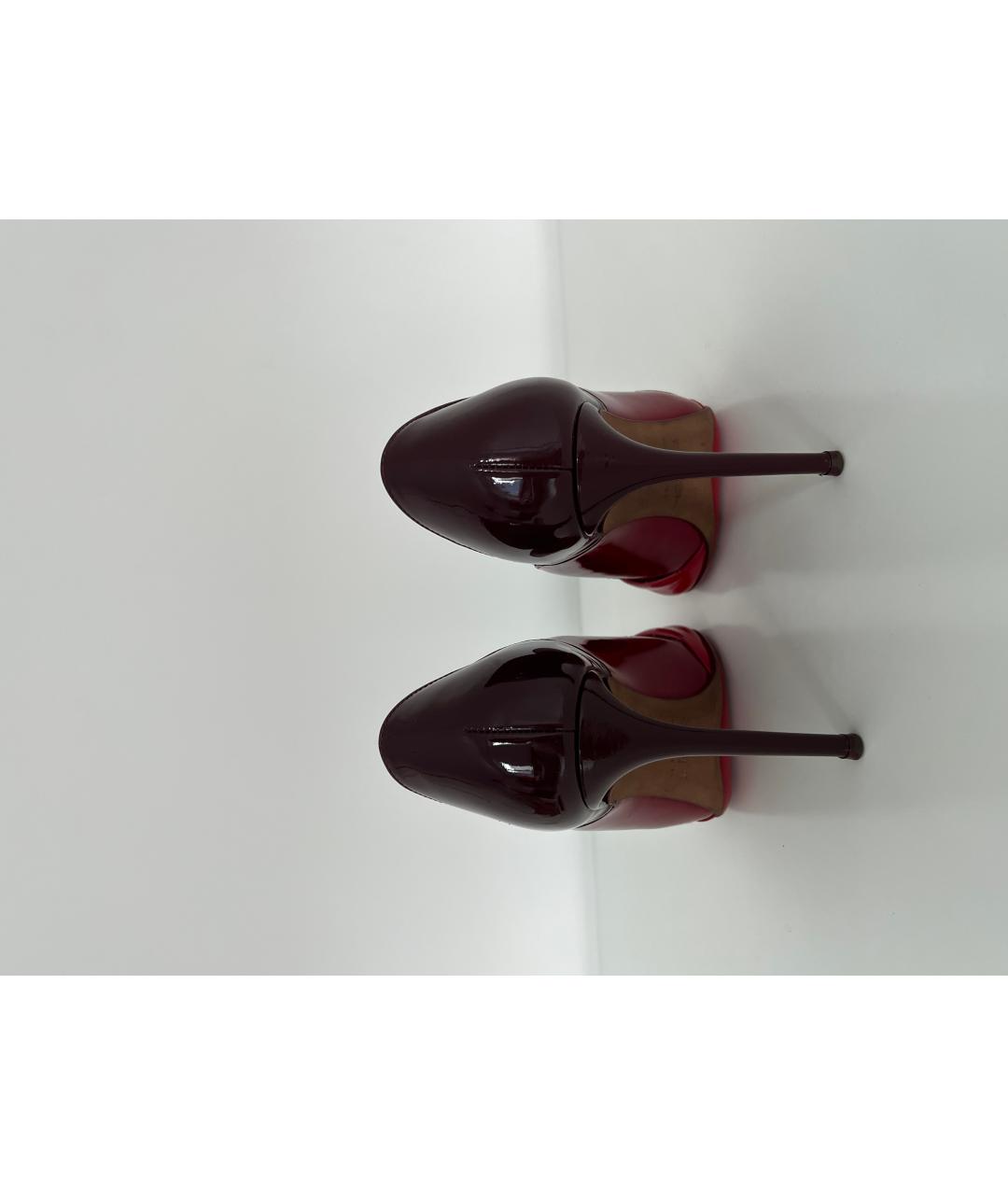 VALENTINO Красные туфли из лакированной кожи, фото 4