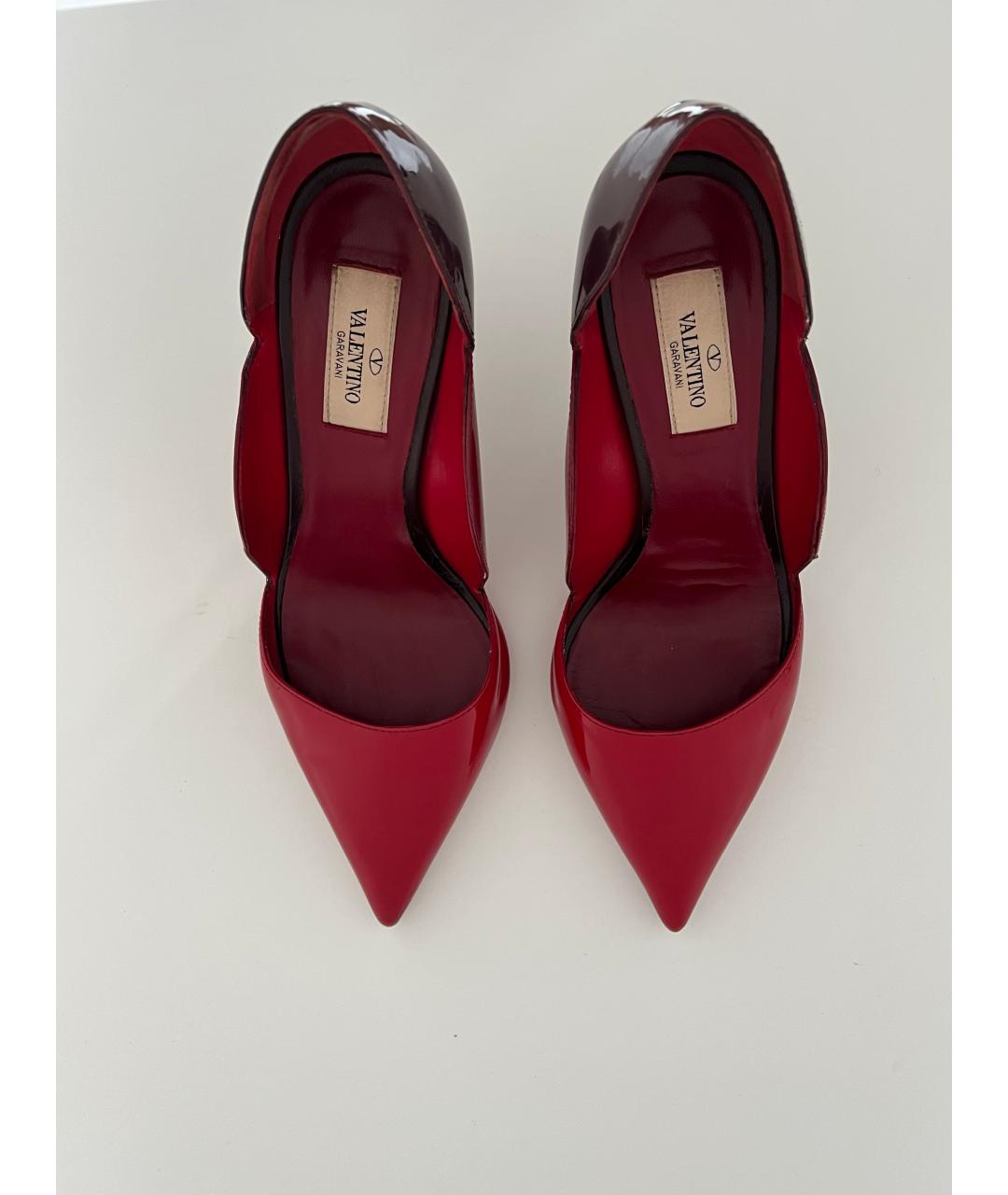 VALENTINO Красные туфли из лакированной кожи, фото 2