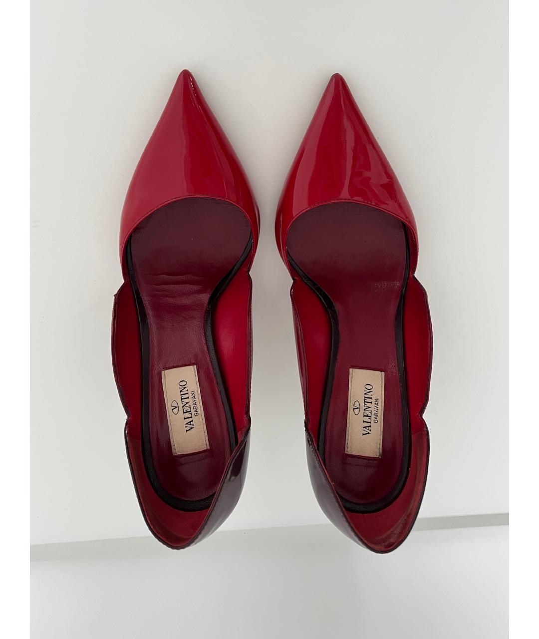 VALENTINO Красные туфли из лакированной кожи, фото 3