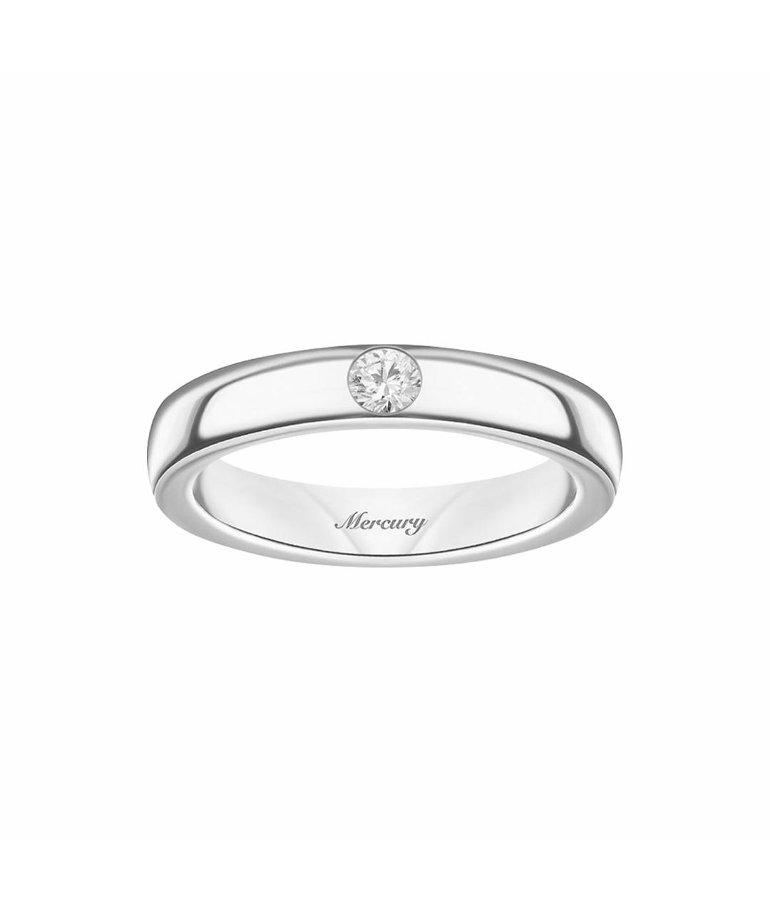 MERCURY Серебряное кольцо из белого золота, фото 1