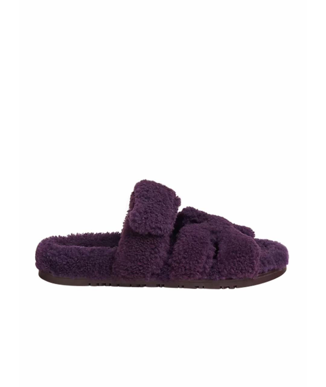 HERMES PRE-OWNED Фиолетовые сандалии, фото 1