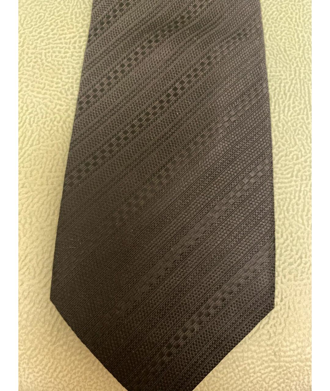 BRIONI Черный шелковый галстук, фото 2