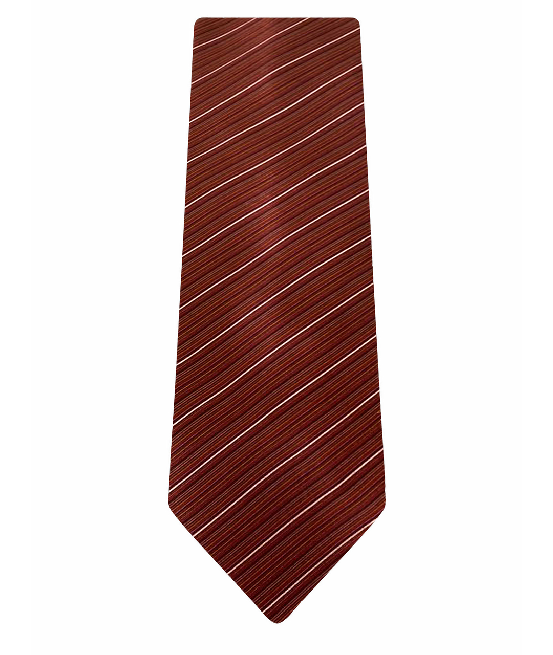 BRIONI Коричневый шелковый галстук, фото 1