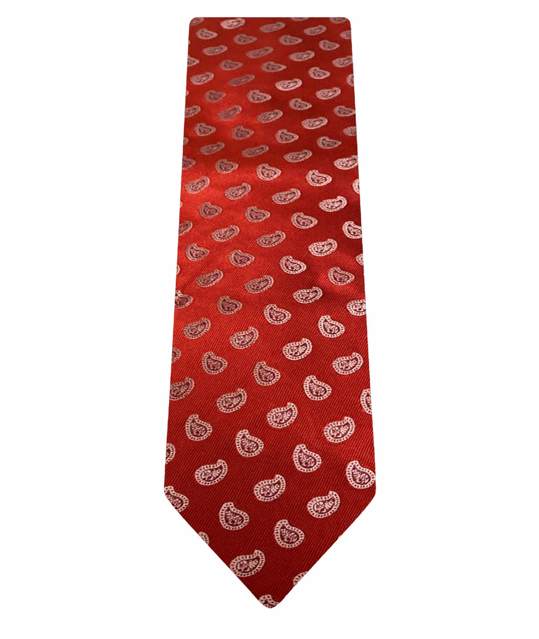ERMENEGILDO ZEGNA Красный шелковый галстук, фото 1