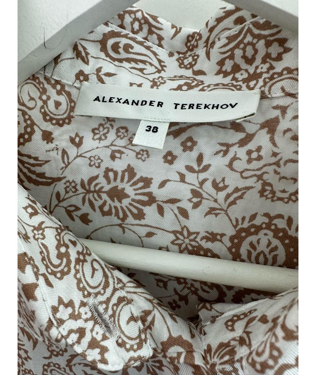 ALEXANDER TEREKHOV Белая вискозная блузы, фото 2