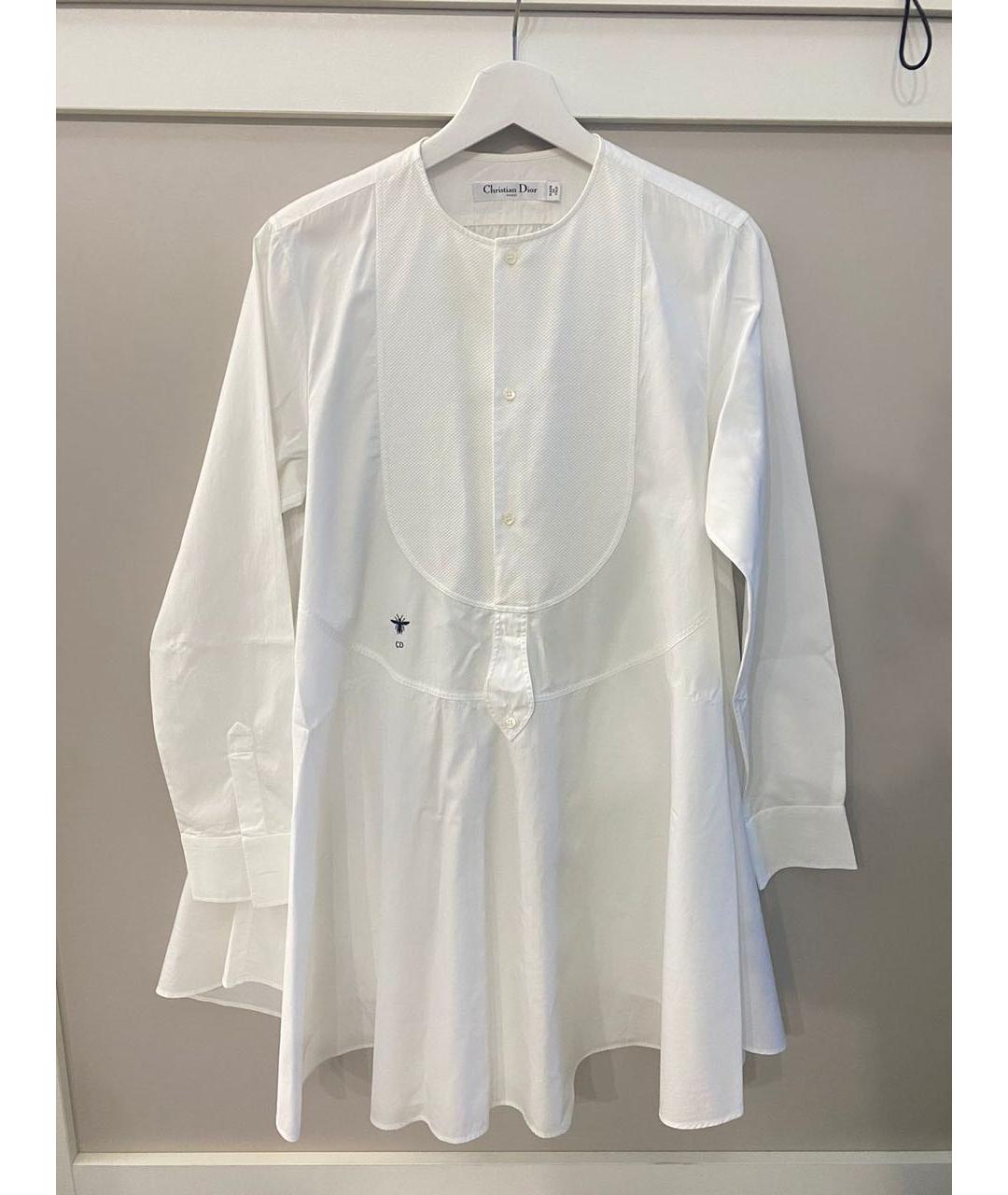 CHRISTIAN DIOR PRE-OWNED Белое повседневное платье, фото 9