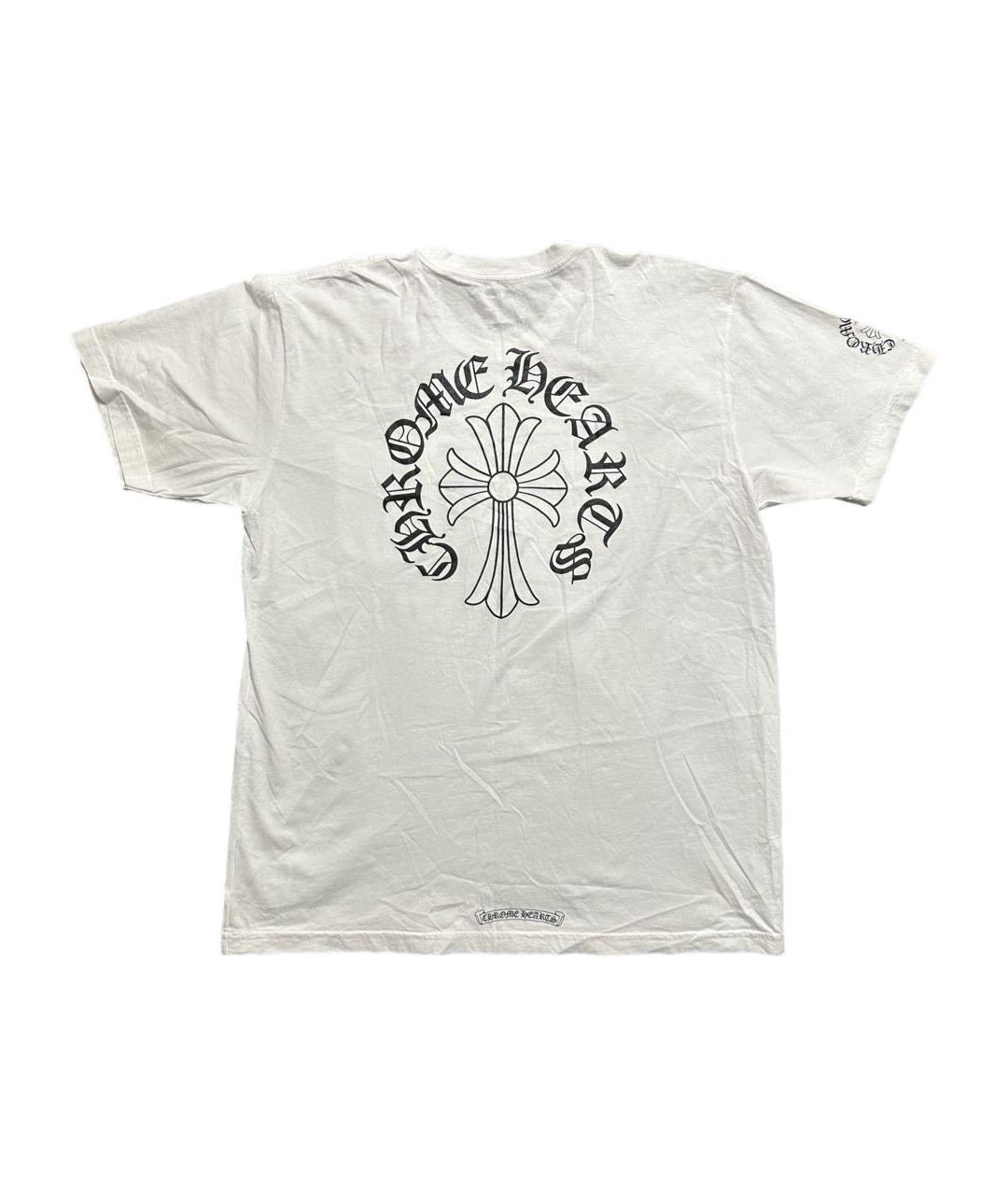CHROME HEARTS Белая футболка, фото 2