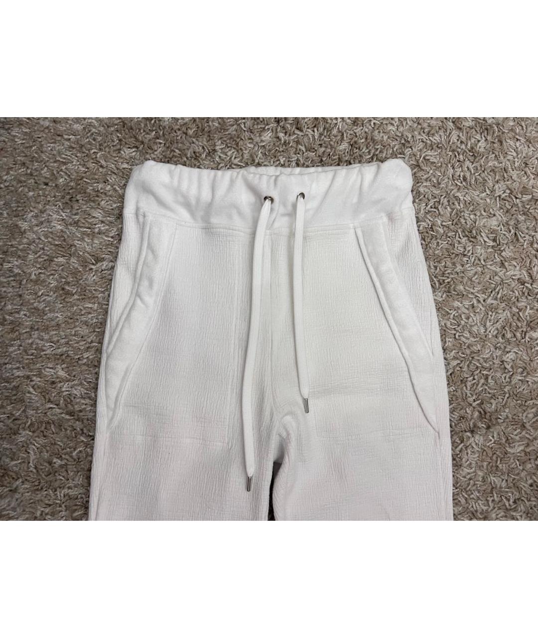 ELEVENTY Белые хлопковые прямые брюки, фото 3