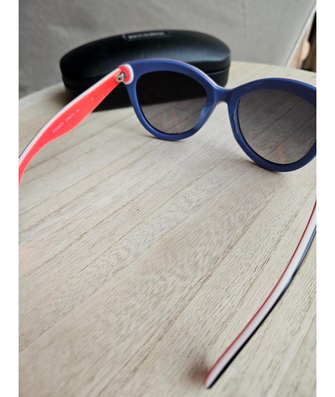 DOLCE&GABBANA Мульти пластиковые солнцезащитные очки, фото 5