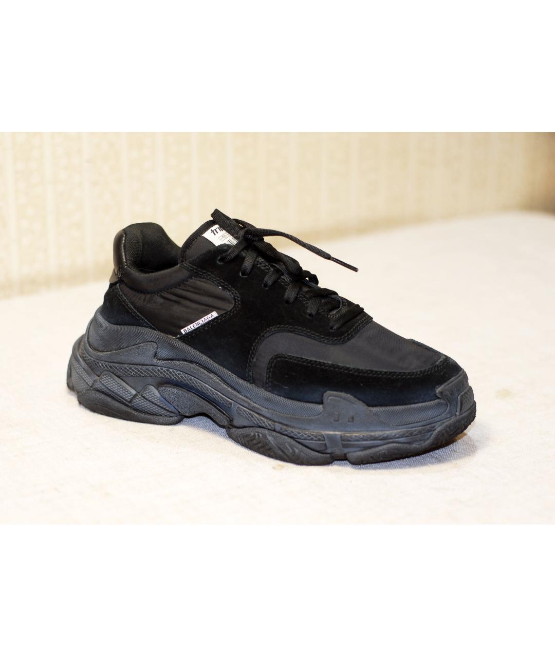 BALENCIAGA Черные кроссовки, фото 4