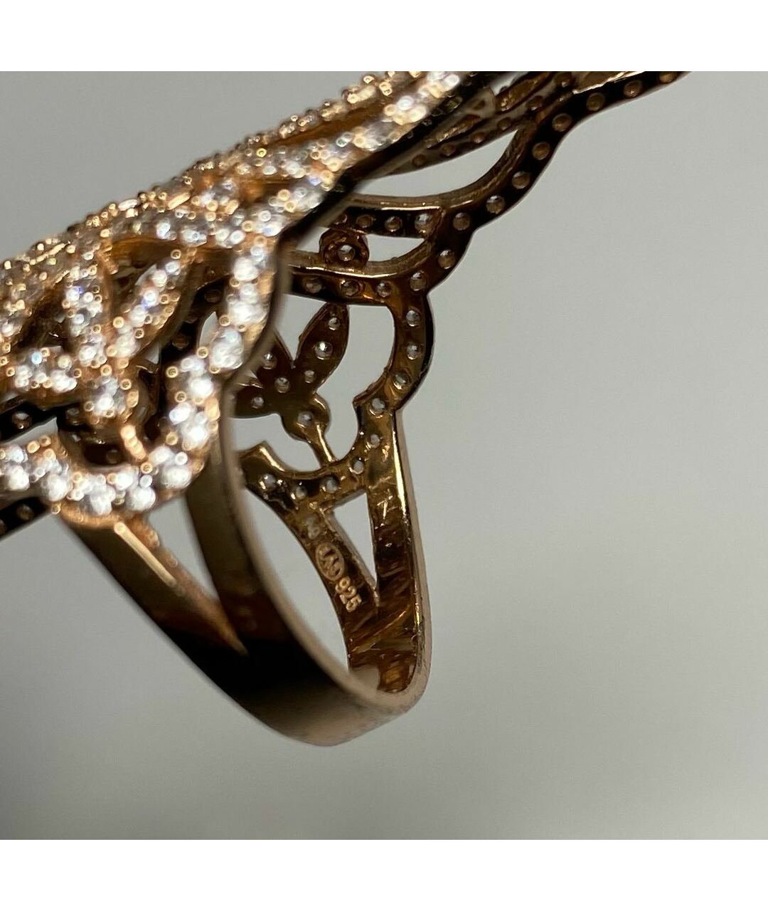 APM Monaco Золотое серебряное кольцо, фото 4