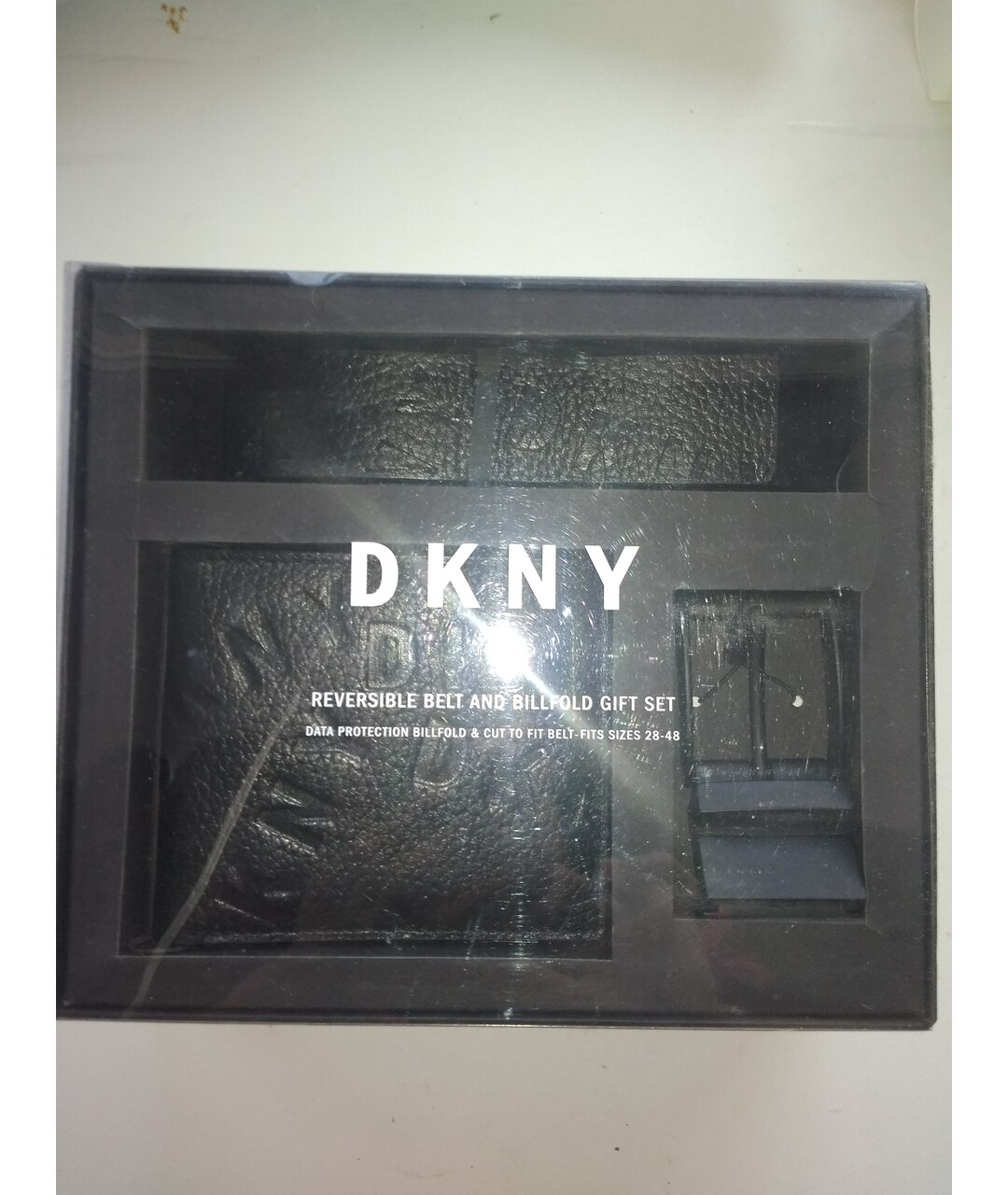 DKNY Черный кожаный кошелек, фото 5