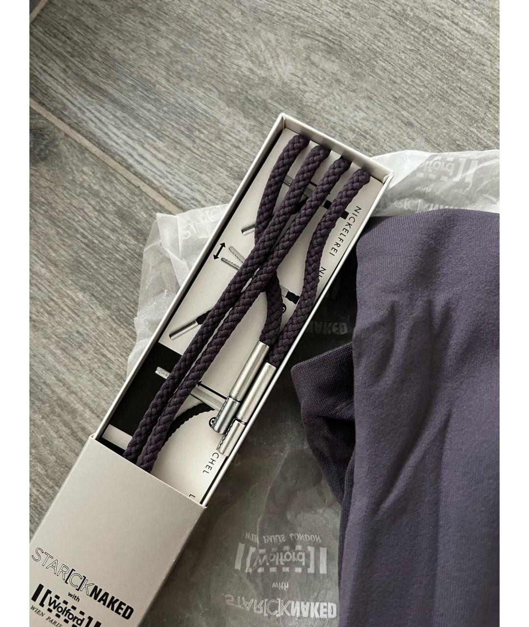 WOLFORD Фиолетовое полиэстеровое повседневное платье, фото 3