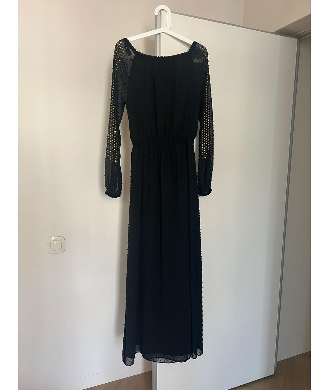 ALTUZARRA Черное шифоновое вечернее платье, фото 2