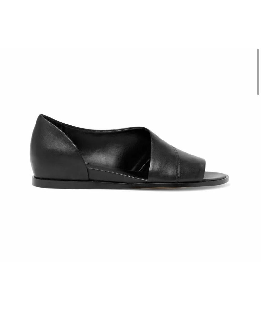 DKNY Черные кожаные сандалии, фото 1