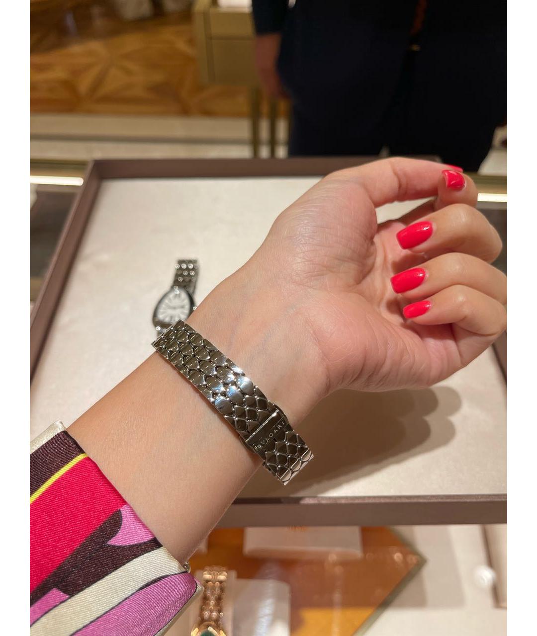 BVLGARI Белые часы, фото 7