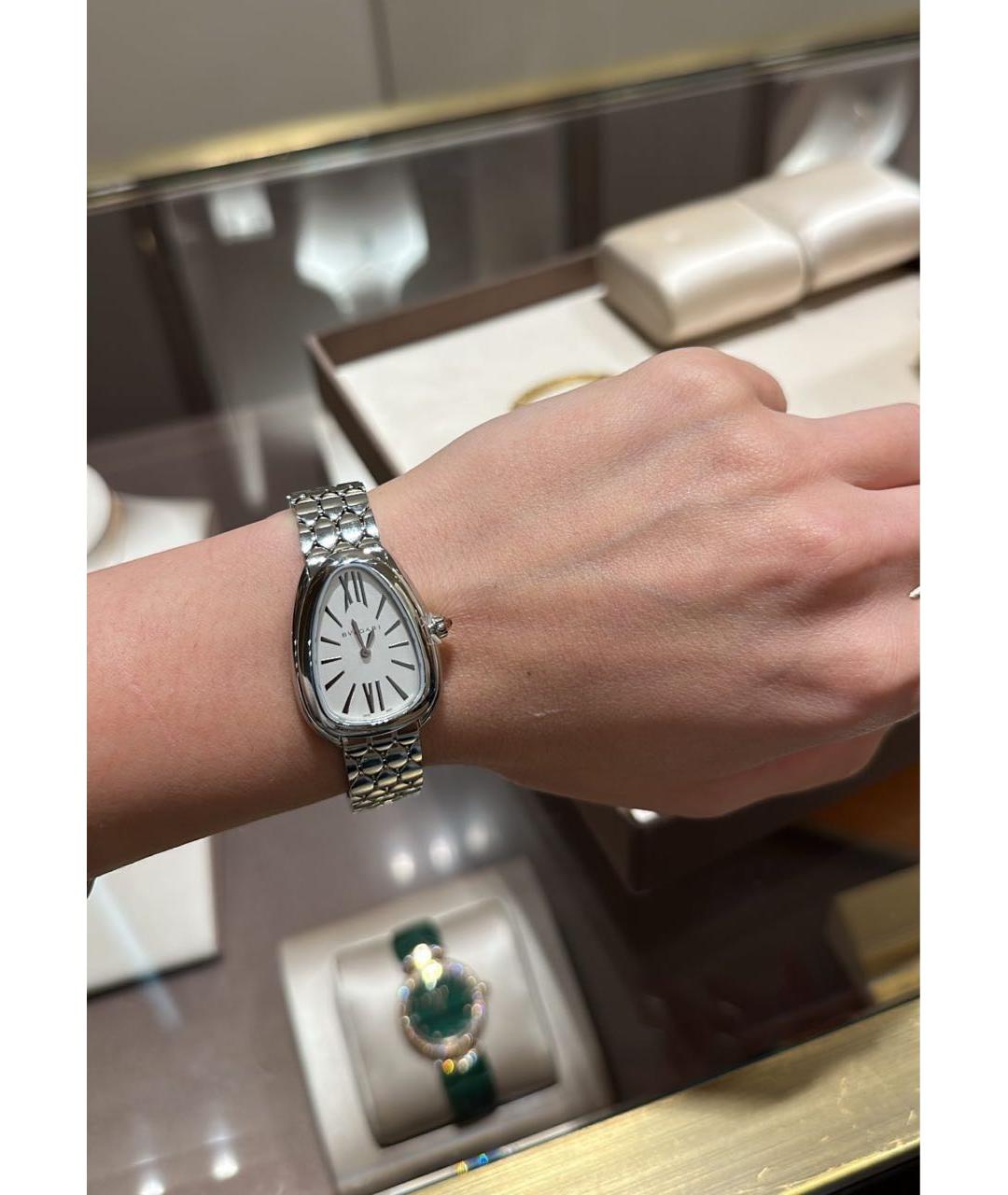 BVLGARI Белые часы, фото 8