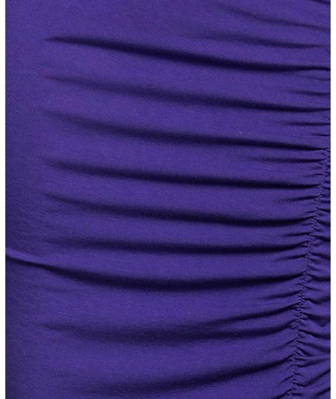 PINKO Фиолетовое вискозное вечернее платье, фото 5