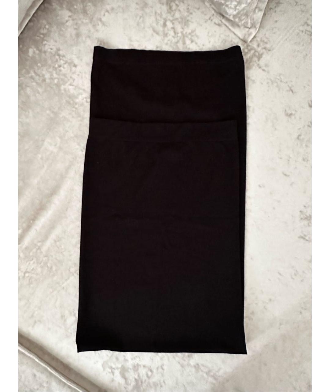 WOLFORD Черное полиамидовое повседневное платье, фото 7