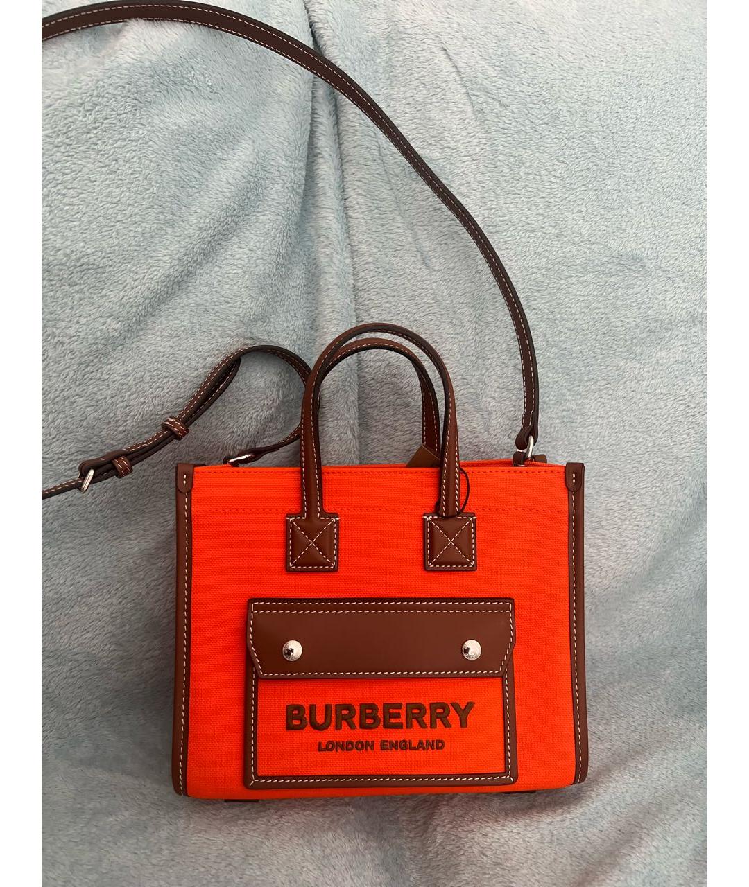 Burberry deals orange bag