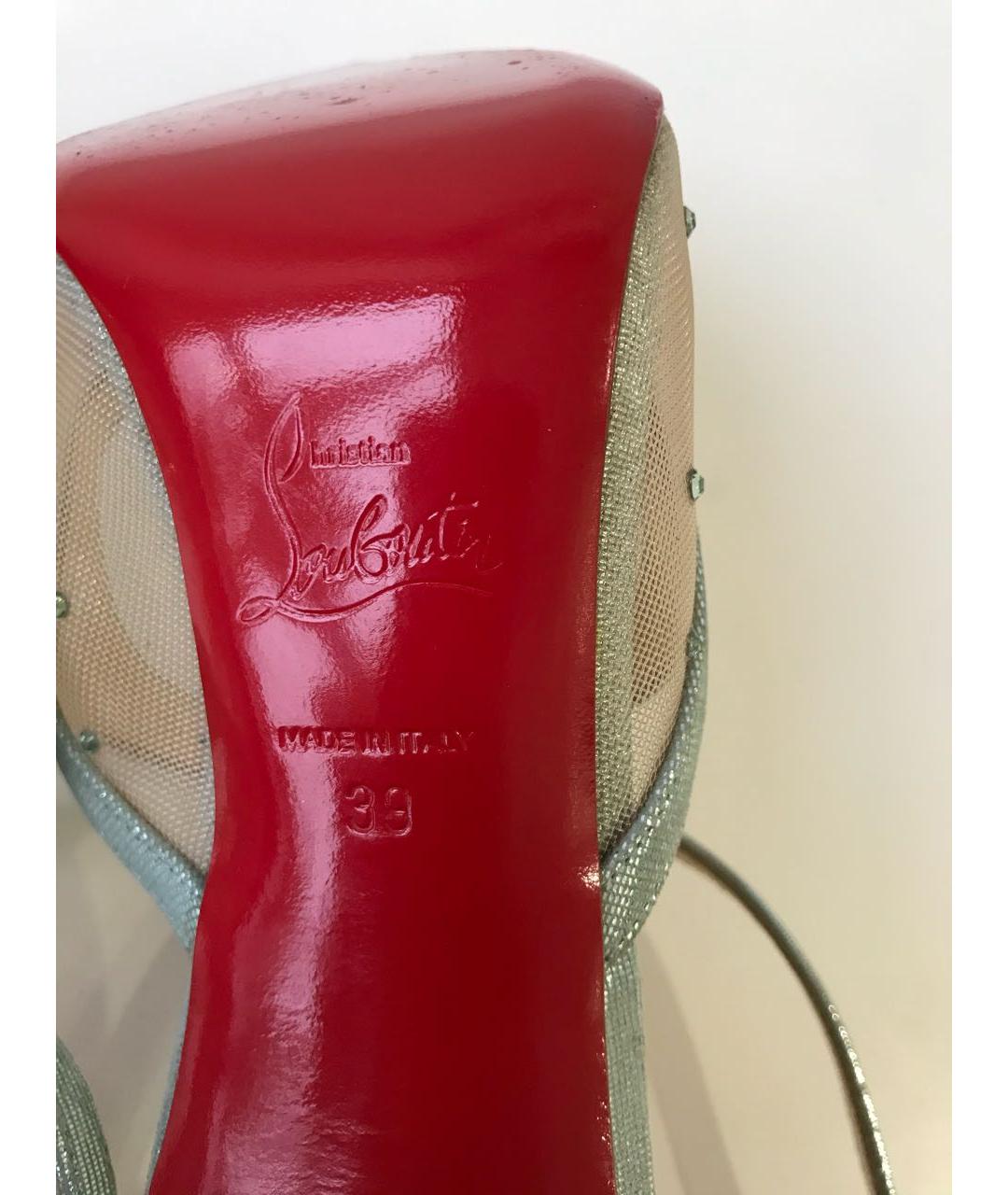CHRISTIAN LOUBOUTIN Голубые туфли, фото 6