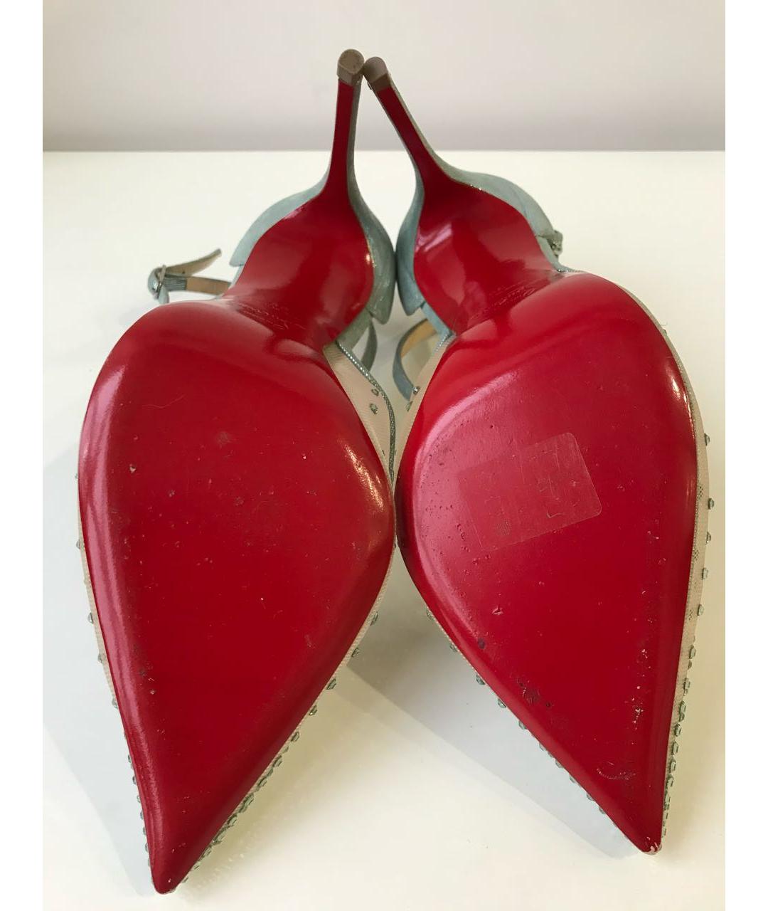 CHRISTIAN LOUBOUTIN Голубые туфли, фото 7