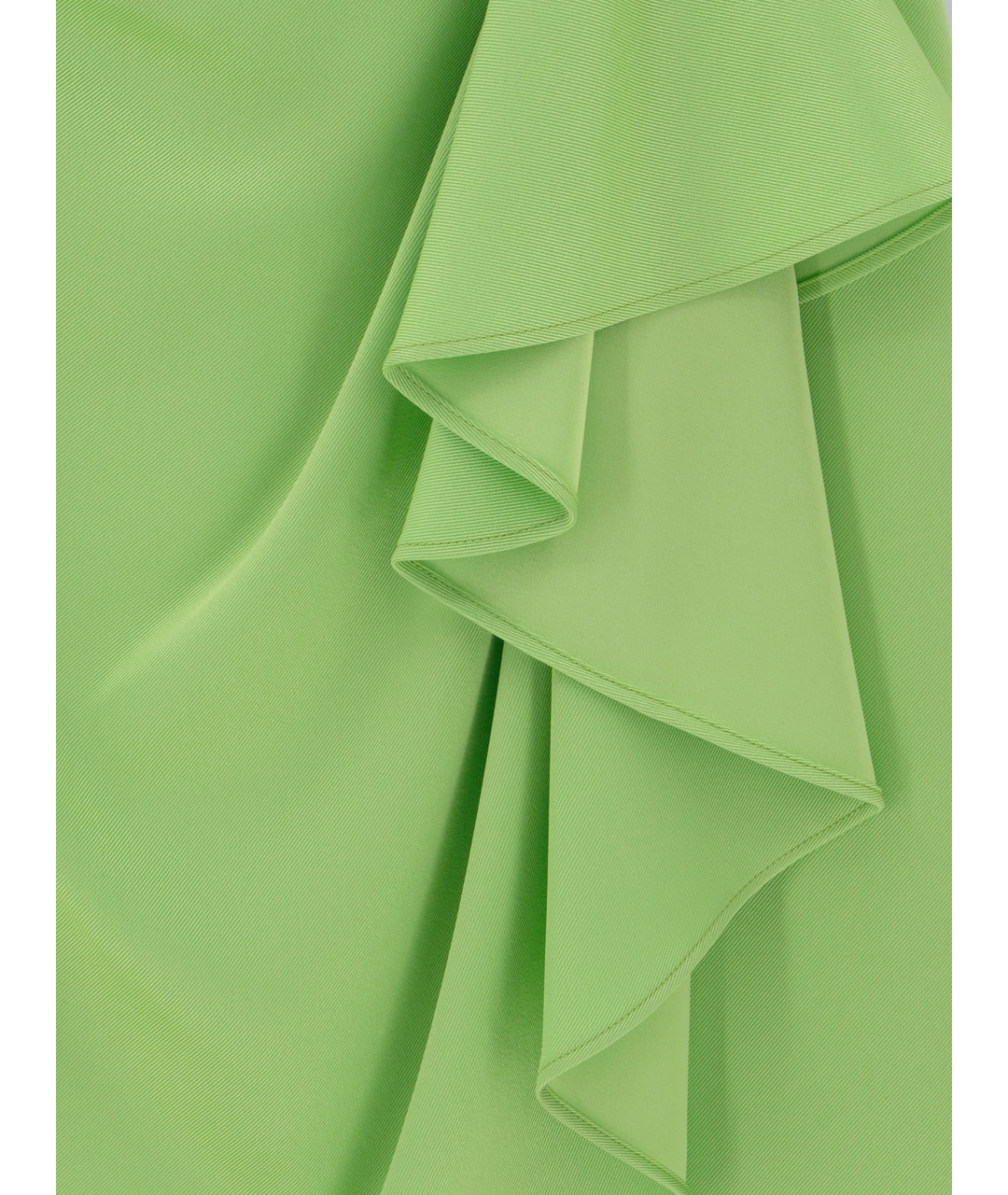 MOSCHINO Салатовая полиэстеровая юбка миди, фото 4
