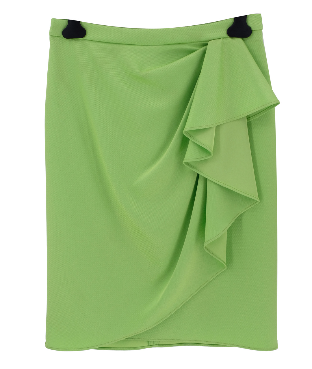 MOSCHINO Салатовая полиэстеровая юбка миди, фото 1