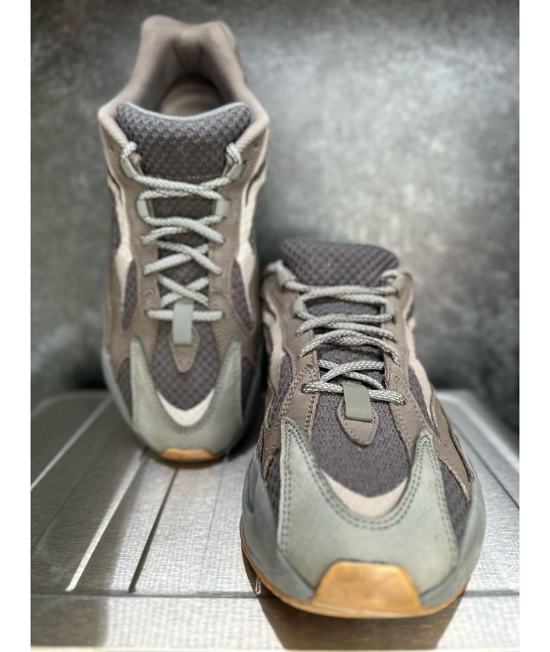 ADIDAS YEEZY Мульти текстильные низкие кроссовки / кеды, фото 4