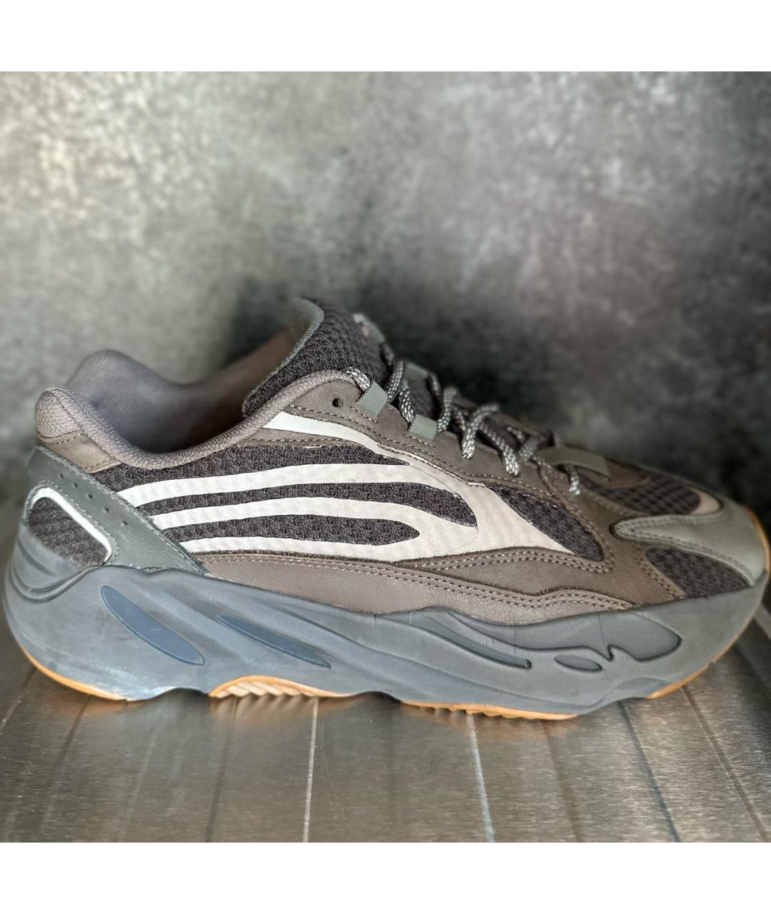 ADIDAS YEEZY Мульти текстильные низкие кроссовки / кеды, фото 7