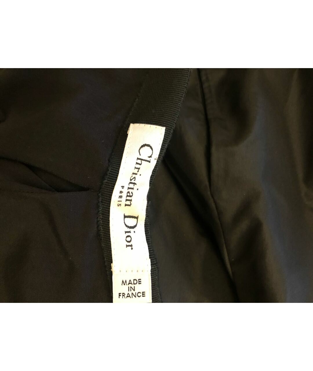 CHRISTIAN DIOR PRE-OWNED Черная шелковая юбка макси, фото 3