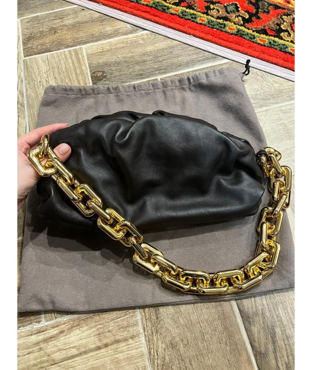 BOTTEGA VENETA Коричневая кожаная сумка через плечо, фото 2