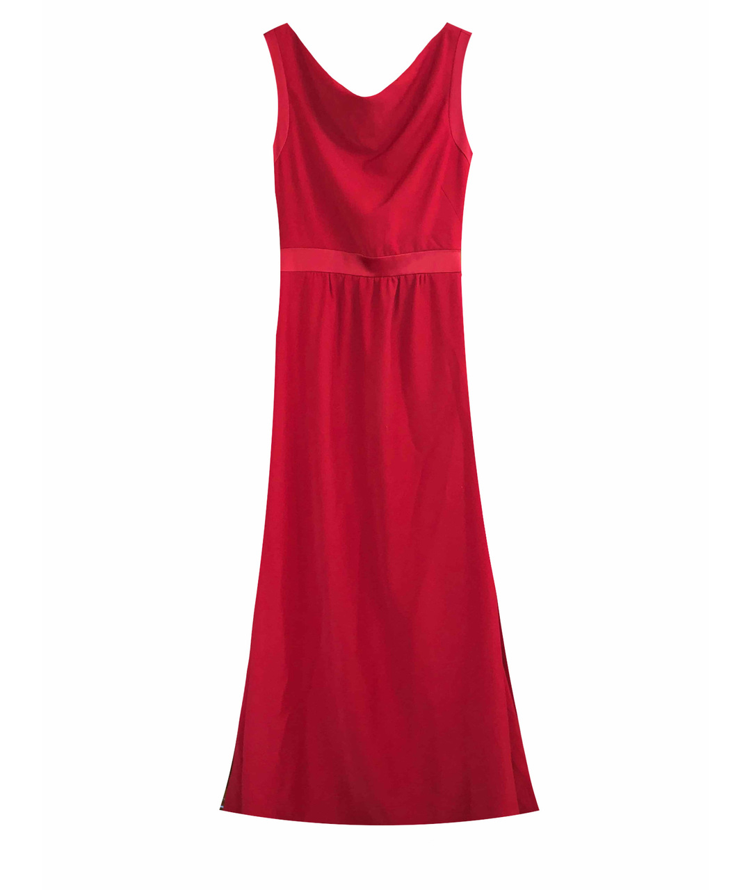 ARMANI COLLEZIONI Красное креповое вечернее платье, фото 1