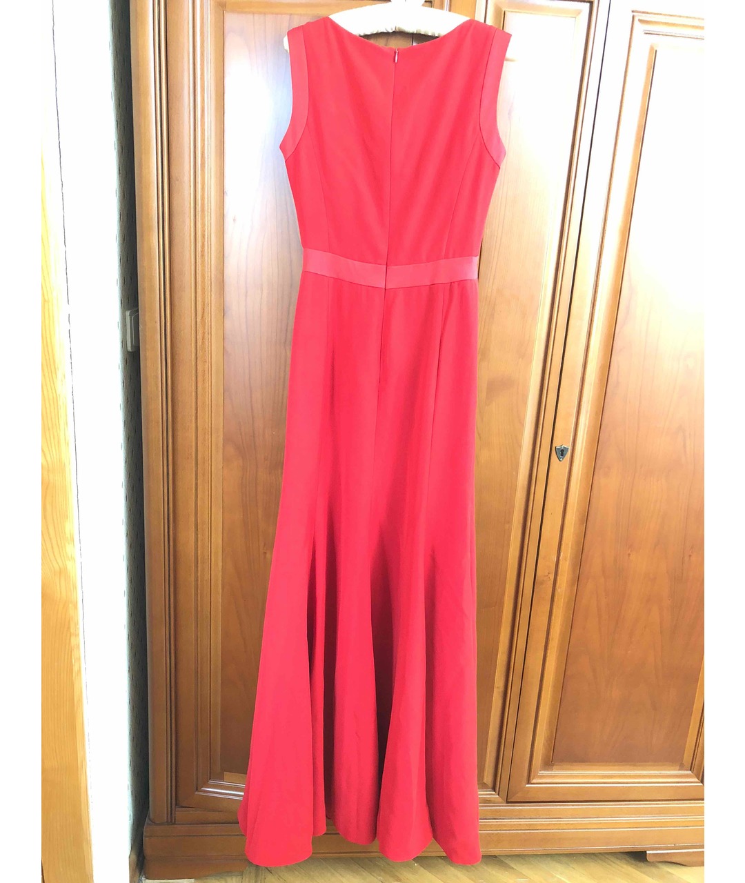 ARMANI COLLEZIONI Красное креповое вечернее платье, фото 2