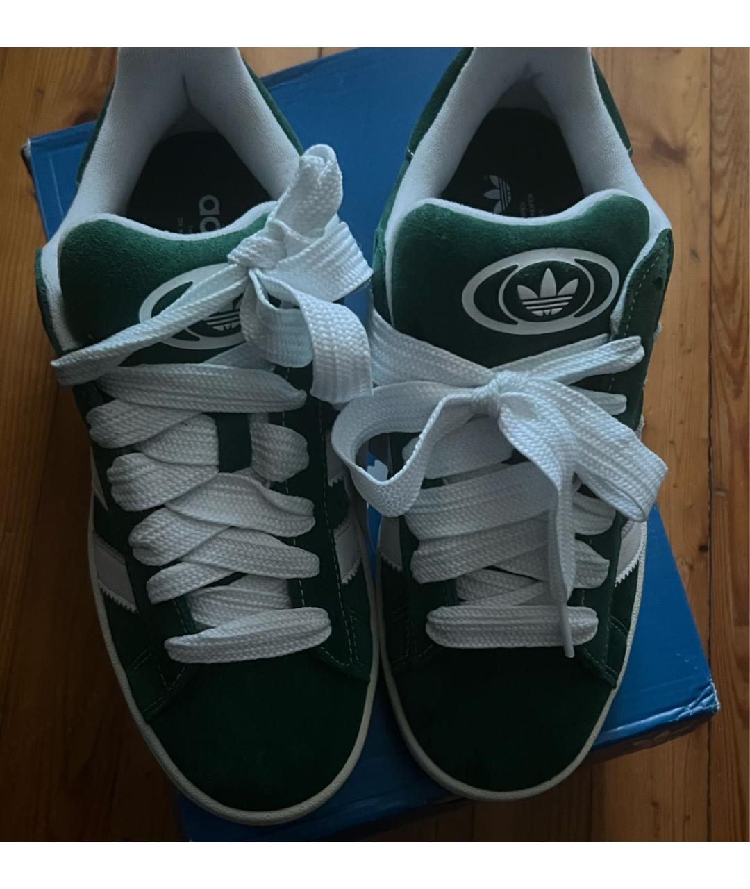 ADIDAS Зеленые кеды, фото 4