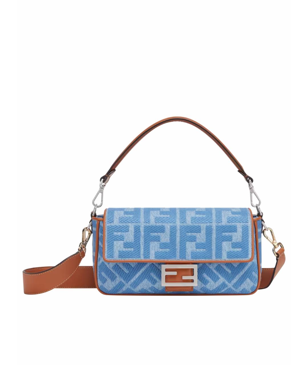 Denim fendi baguette on sale