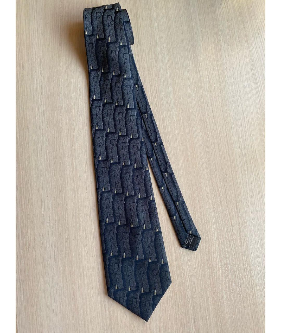 HUGO BOSS Серый шелковый галстук, фото 5