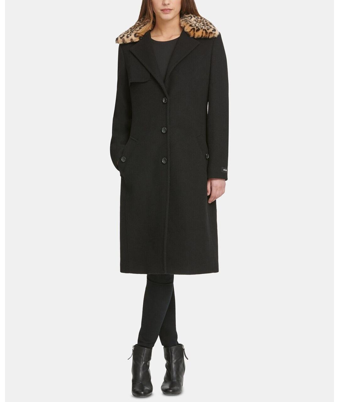 DKNY Черное пальто, фото 3