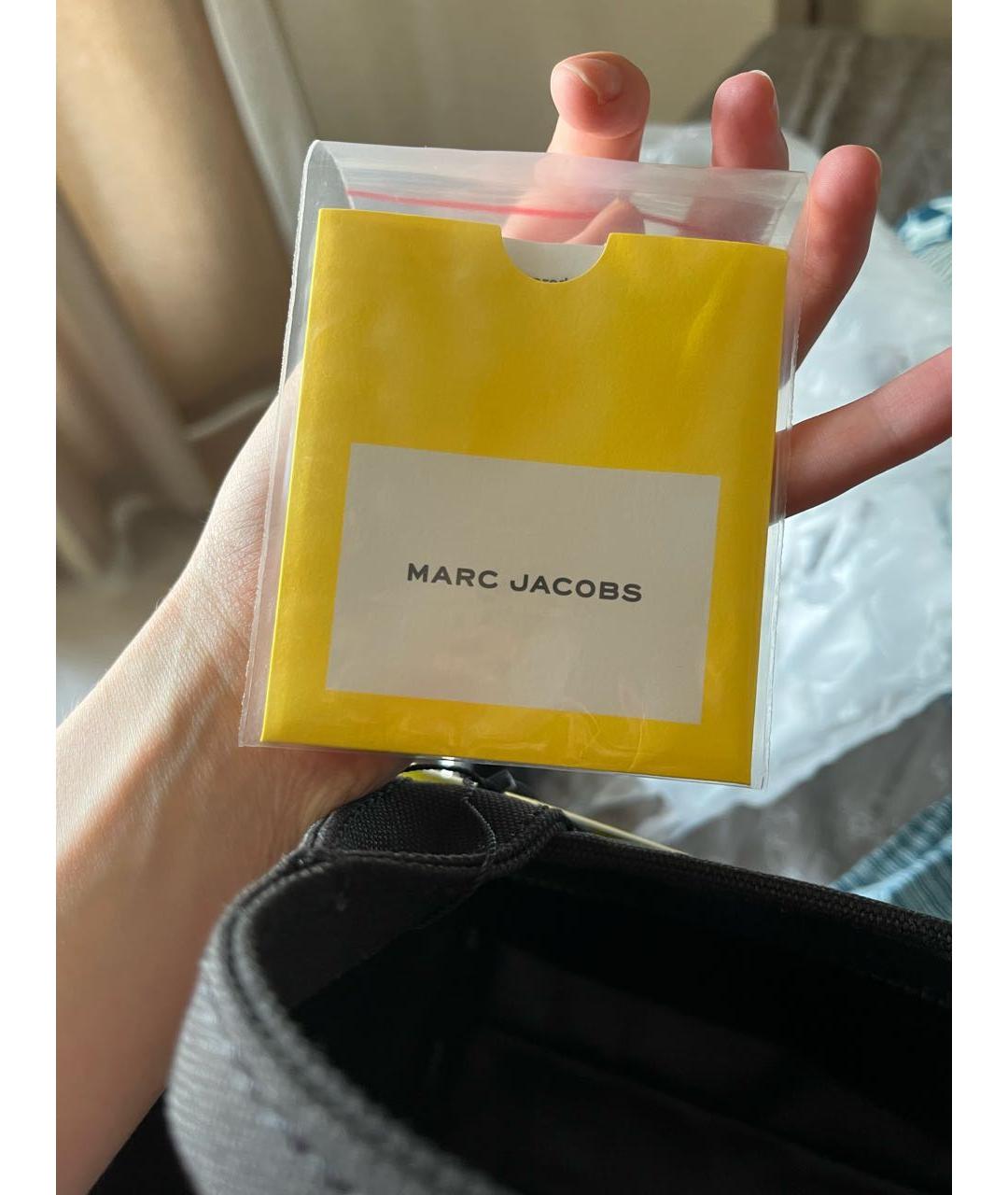 MARC JACOBS Черная тканевая сумка тоут, фото 4