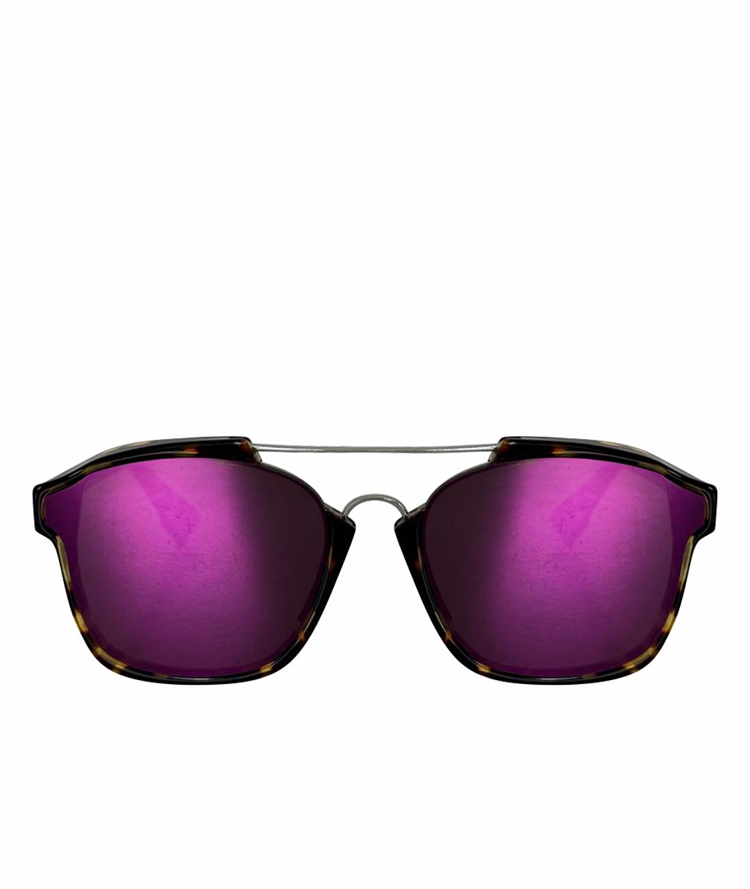 CHRISTIAN DIOR Фиолетовые пластиковые солнцезащитные очки, фото 1