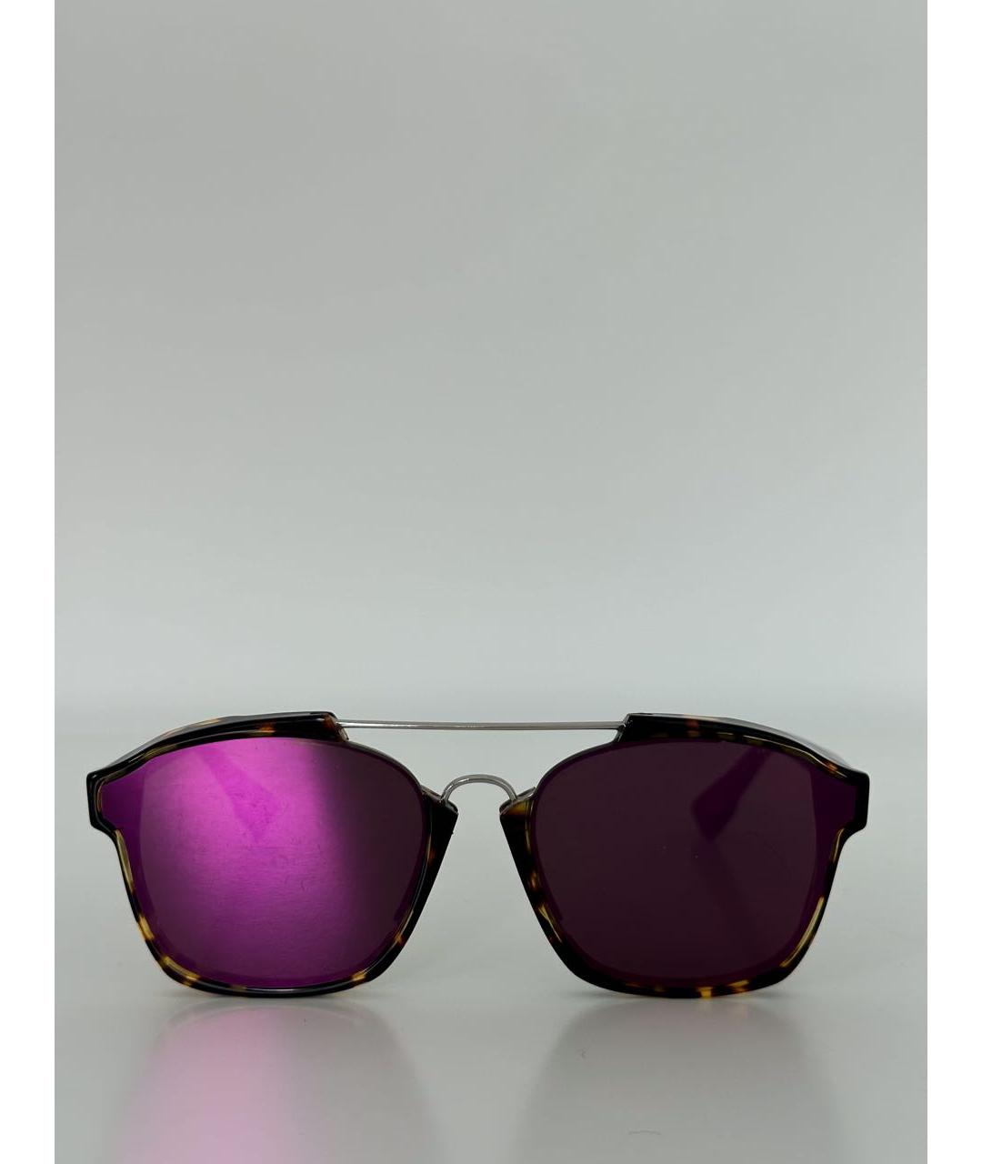CHRISTIAN DIOR Фиолетовые пластиковые солнцезащитные очки, фото 6