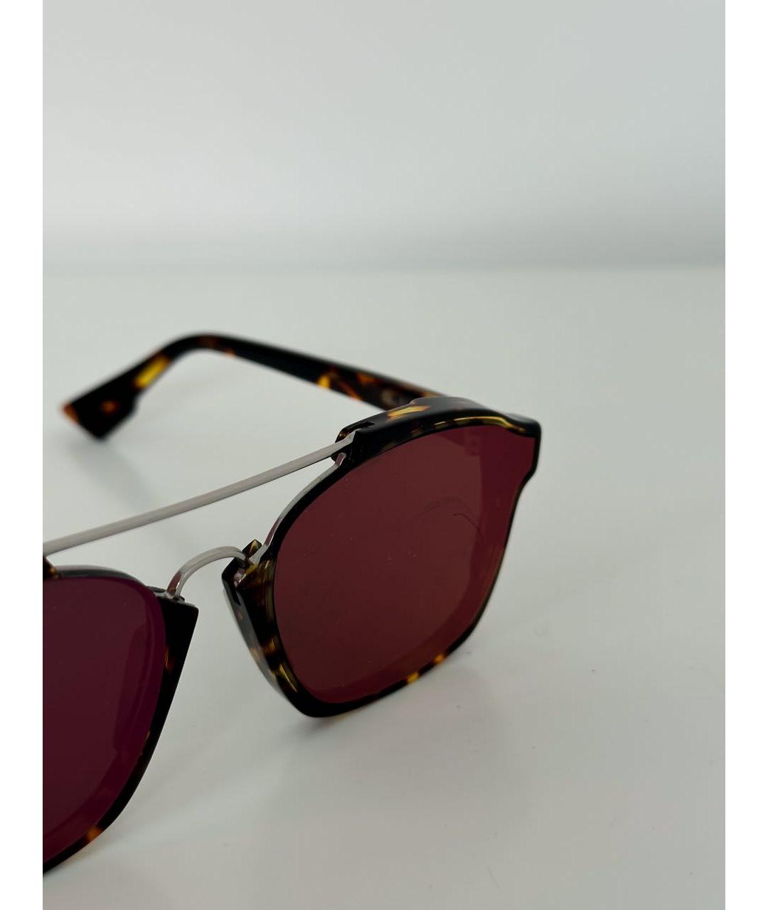 CHRISTIAN DIOR Фиолетовые пластиковые солнцезащитные очки, фото 3